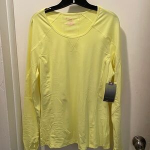 Women's Yellow Long Sleeve Top